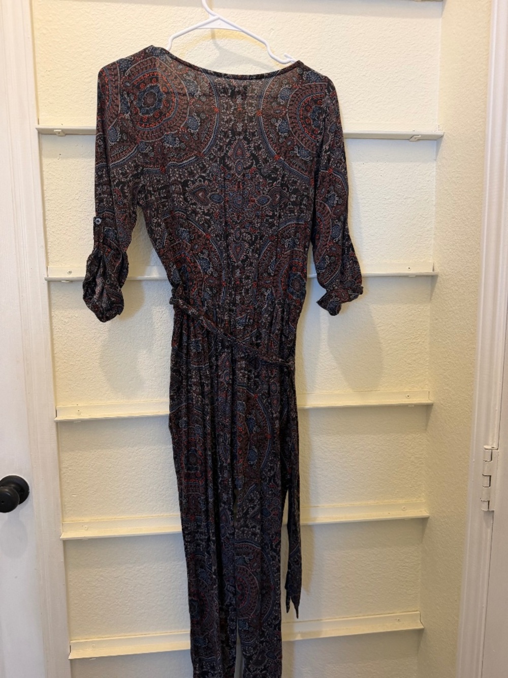 Abercrombie & Fitch paisley-patterned wrap jumpsuit